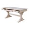 International Concepts Executive Desk, with Canyon Base 32 in D X 32 H, 30 W X Hardwood, Unfinished K-OF64T-64C - alternate 5